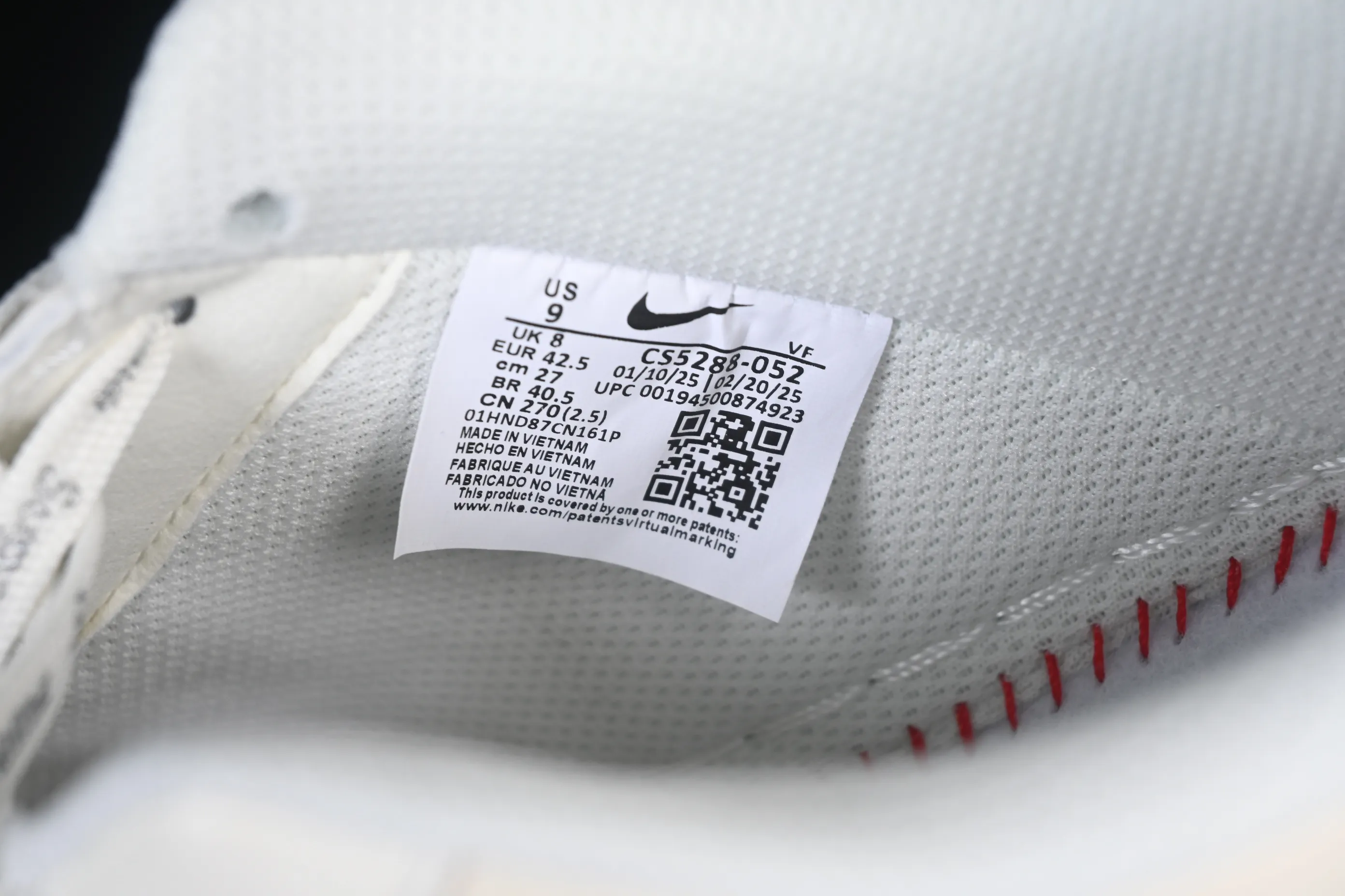 All categories Nk Air Force 1 Air Force series Nk Air Force 1 Low Air Force low top Nike Air Force 1'07 Low Supreme co-branded off-white small red hook Air Force 1 low-top casual sneakers CS5288-052